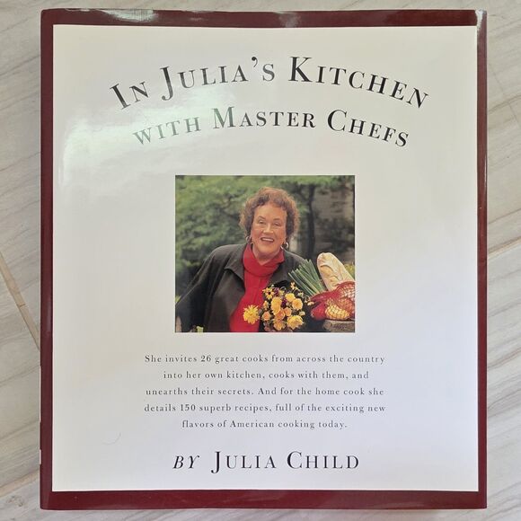 In Julia's Kitchen with Master Chefs by Julia Child – HC – PBS Series Companion - Picture 1 of 11